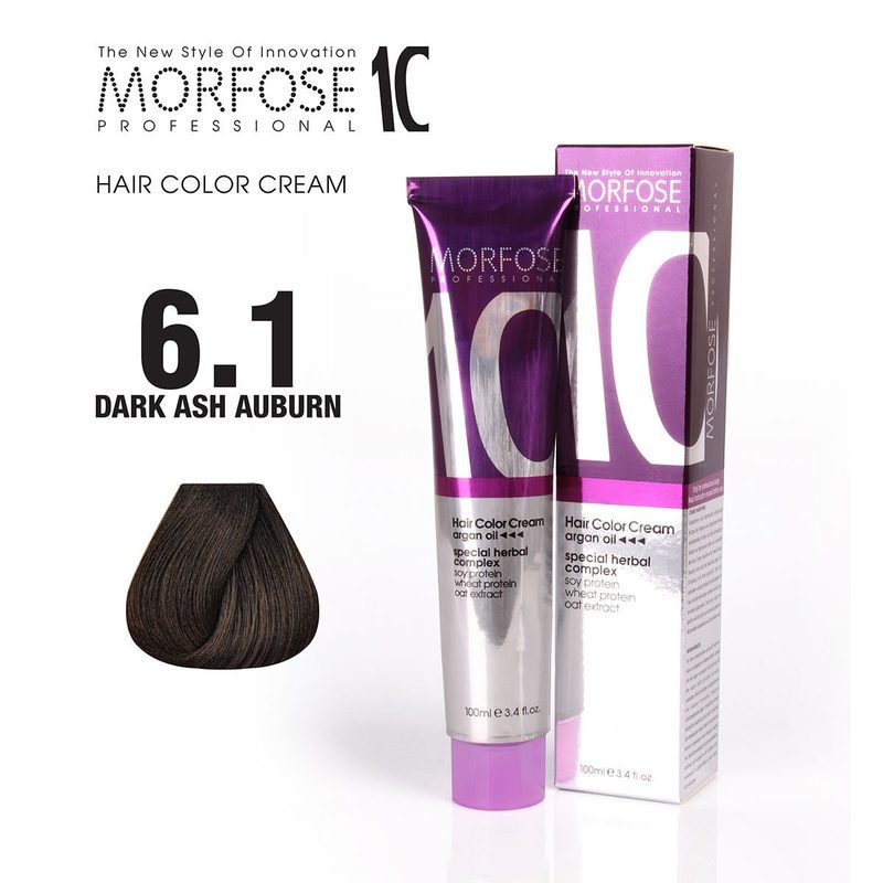 Morfose 10 Hair Color 6.1 - Dark Ash Blonde - 100 ml