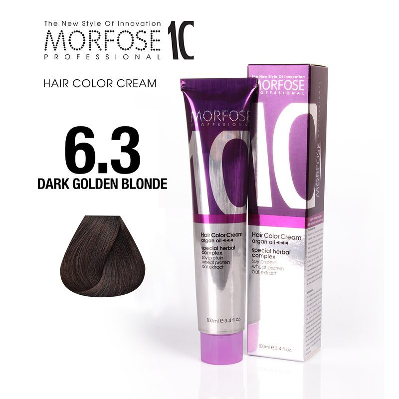 Morfose 10 Hair Color 6.3 - Dark Golden Blonde - 100 ml