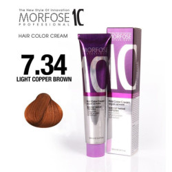Morfose 10 Hair Color 7.34 - Light Copper Brown - 100 ml