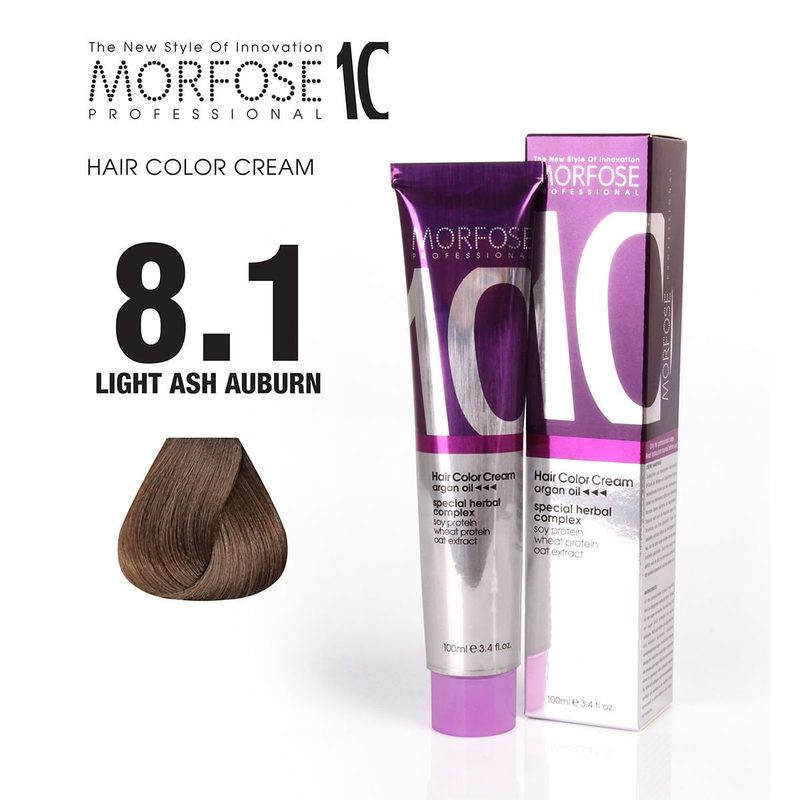 Morfose 10 Hair Color 8.1 - Light Ash Blonde - 100 ml