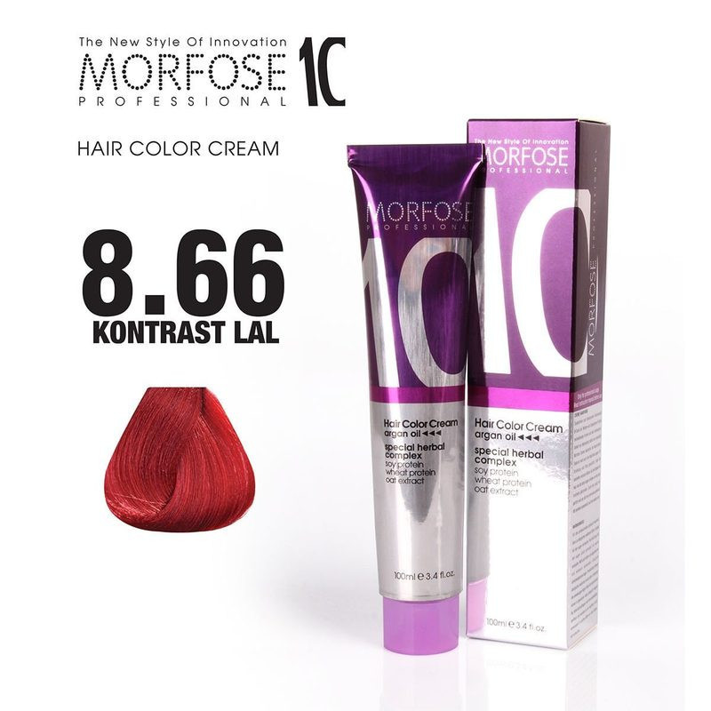 Morfose 10 Hair Color 8.66 - Garnet - 100 ml