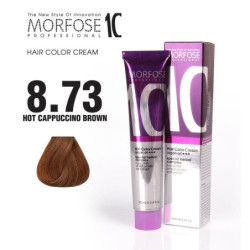 Morfose 10 Hair Color 8.73 - Warm Cappuccino Brown - 100 ml