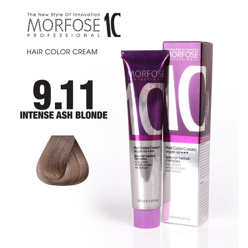 Morfose 10 Hair Color 9.11 - Intense Ash Blonde - 100 ml