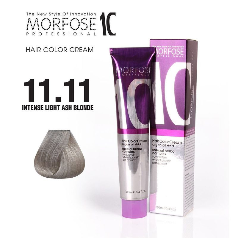 Morfose 10 Hair Color 11.11 - Intense Light Ash Blonde - 100 ml