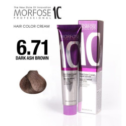 Morfose 10 Hair Color 6.71 - Dark Ash Brown - 100 ml