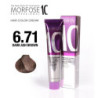 Morfose 10 Hair Color 6.71 - Dark Ash Brown - 100 ml
