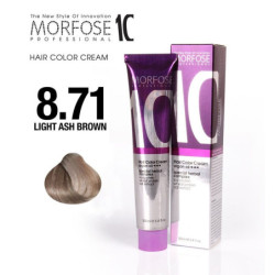 Morfose 10 Hair Color 8.71 - Light Ash Brown - 100 ml